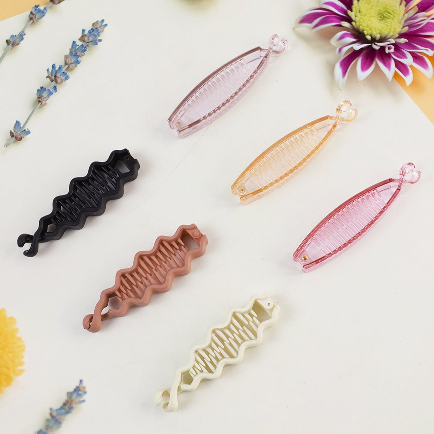 Plastic Hair Claw Clips Strong Clips (1 Pc / Mix Color), Hair accessories