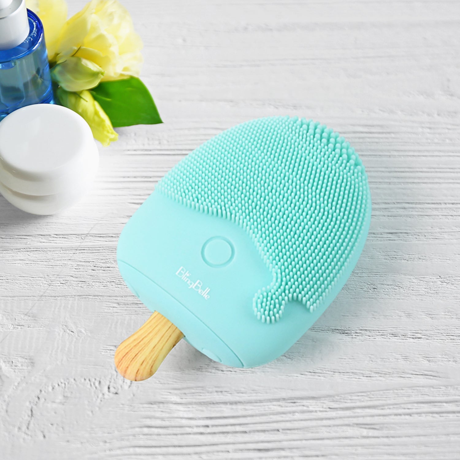 Popsicle Design Sonic Face Cleansing Brush (1 Pc)