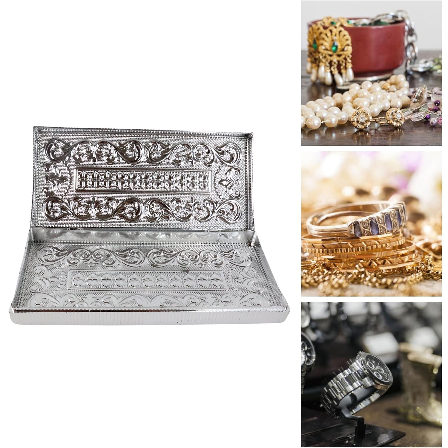 Multipurpose Rectangular Shaped Decorative Designer Gifting Cash Box (1 Pc / 20×9 Cm)