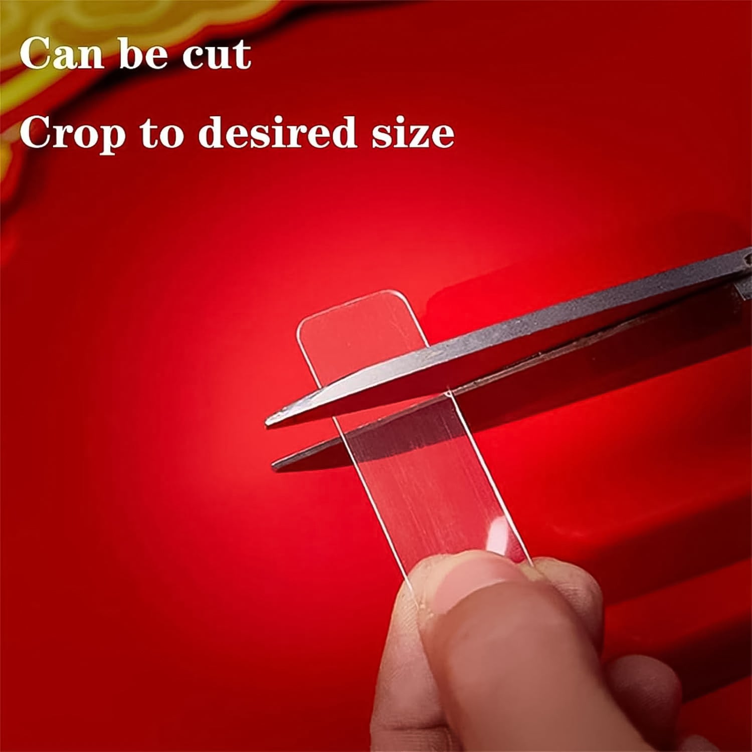 60-Piece (Approx) – Double-Sided Transparent Adhesive Stickers