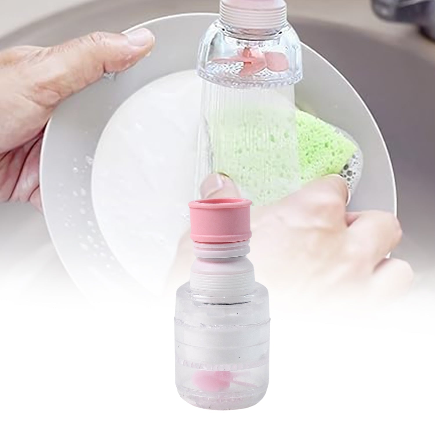 Flexible Plastic Faucet Extender (1 pc)