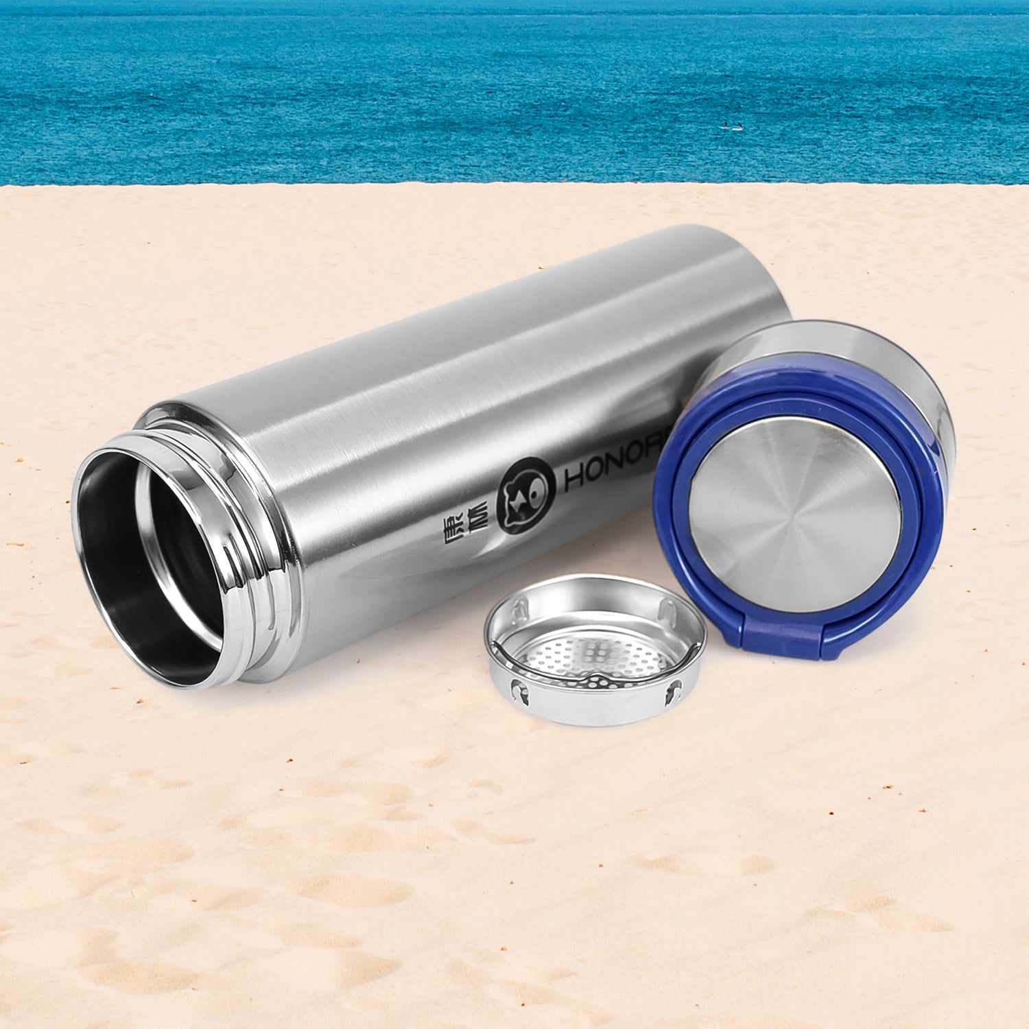 Insulated Steel Filter Cup – 350ml for Hot & Cold Drinks