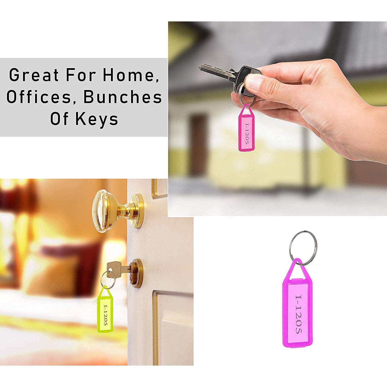 1 Pc Keychain Tag Label Used For Decorative Purpose On Keys And All