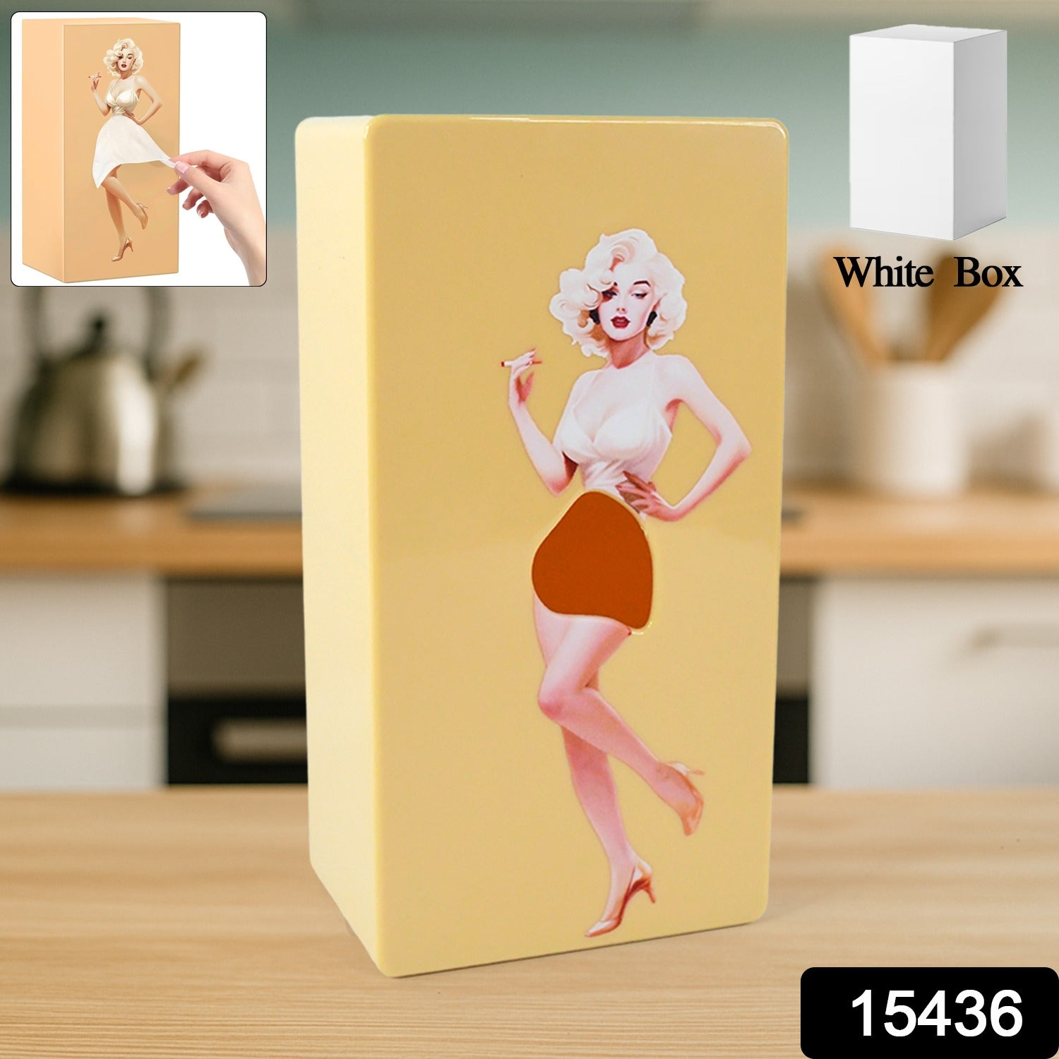 Plastic Creative Tissue Dispenser Box (1 Pc)