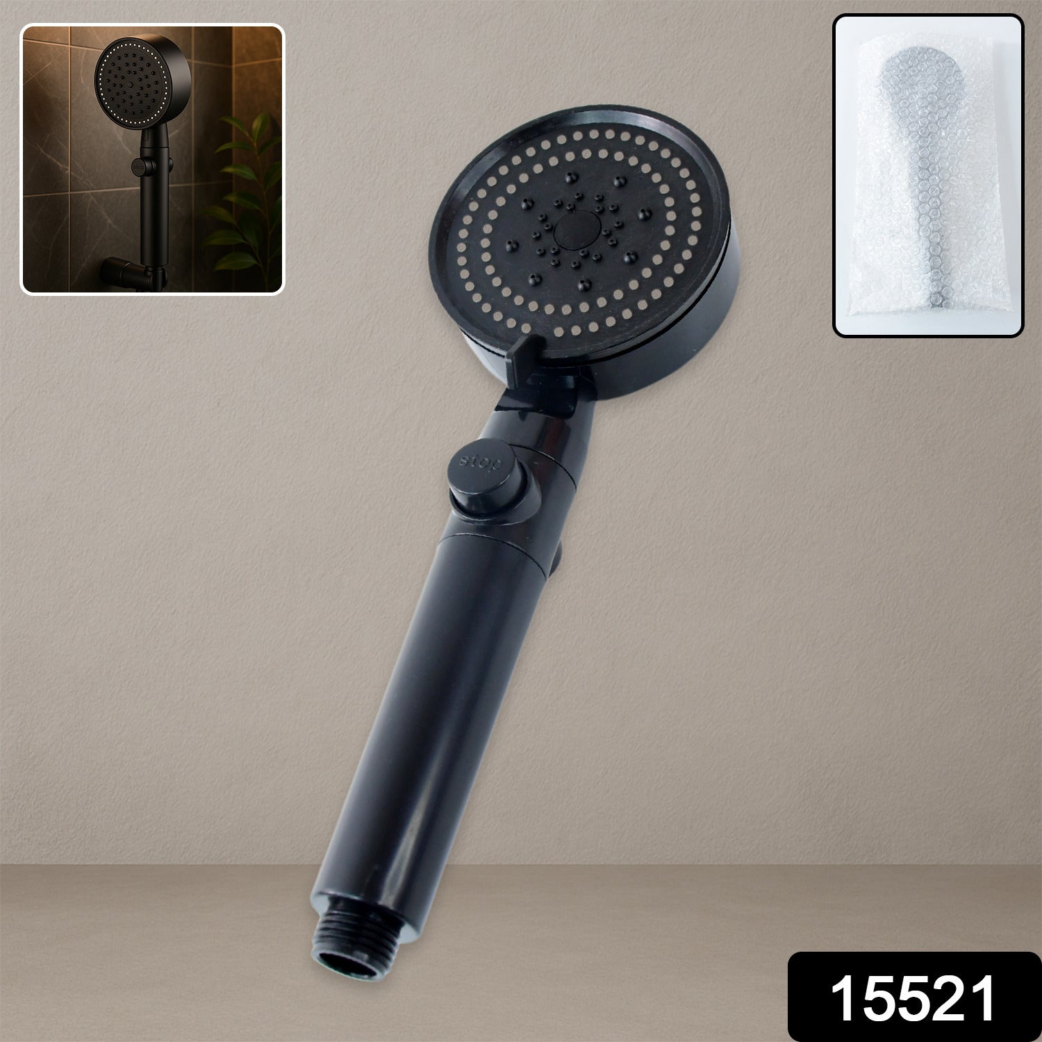 High-Pressure Handheld Shower Head (1 Pc)