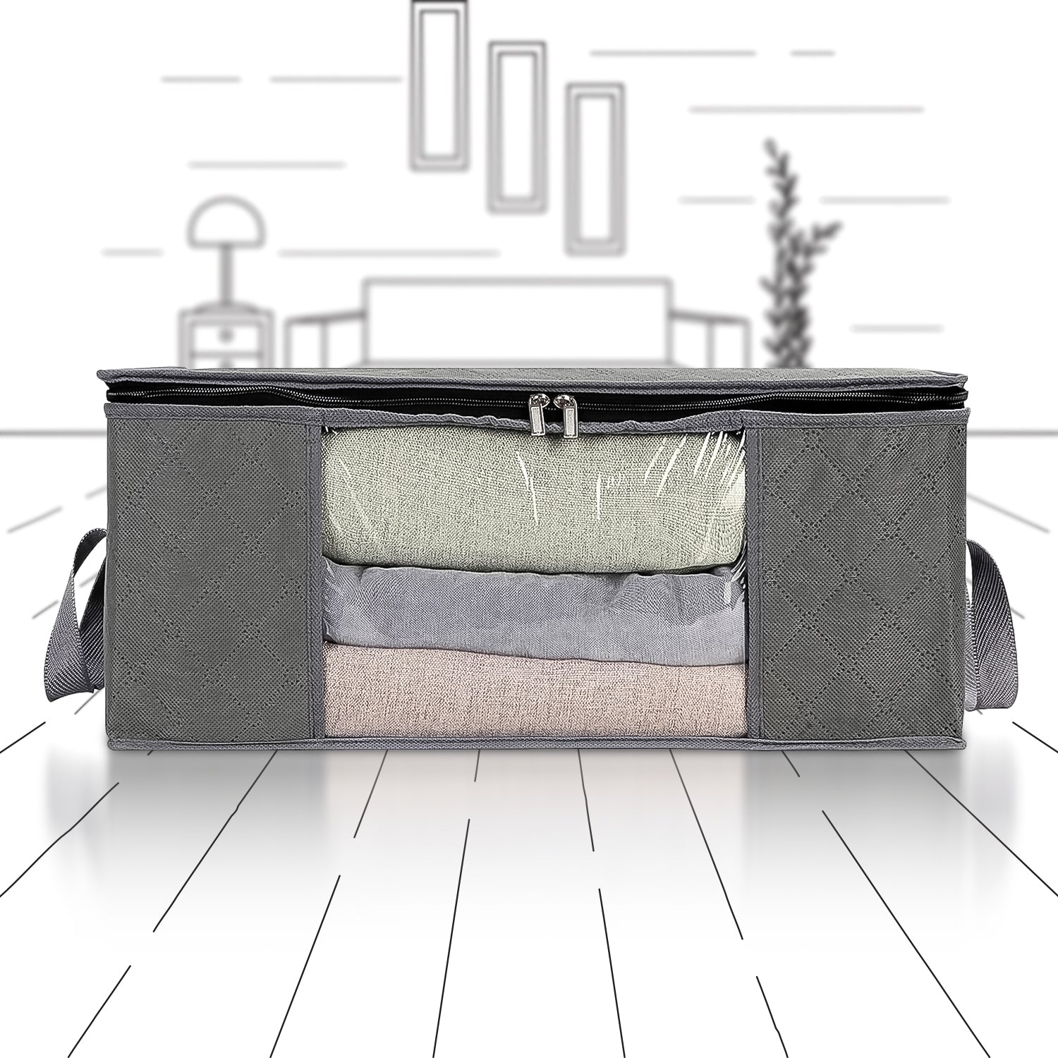 Foldable Storage Organizer Bag (1 Pc)
