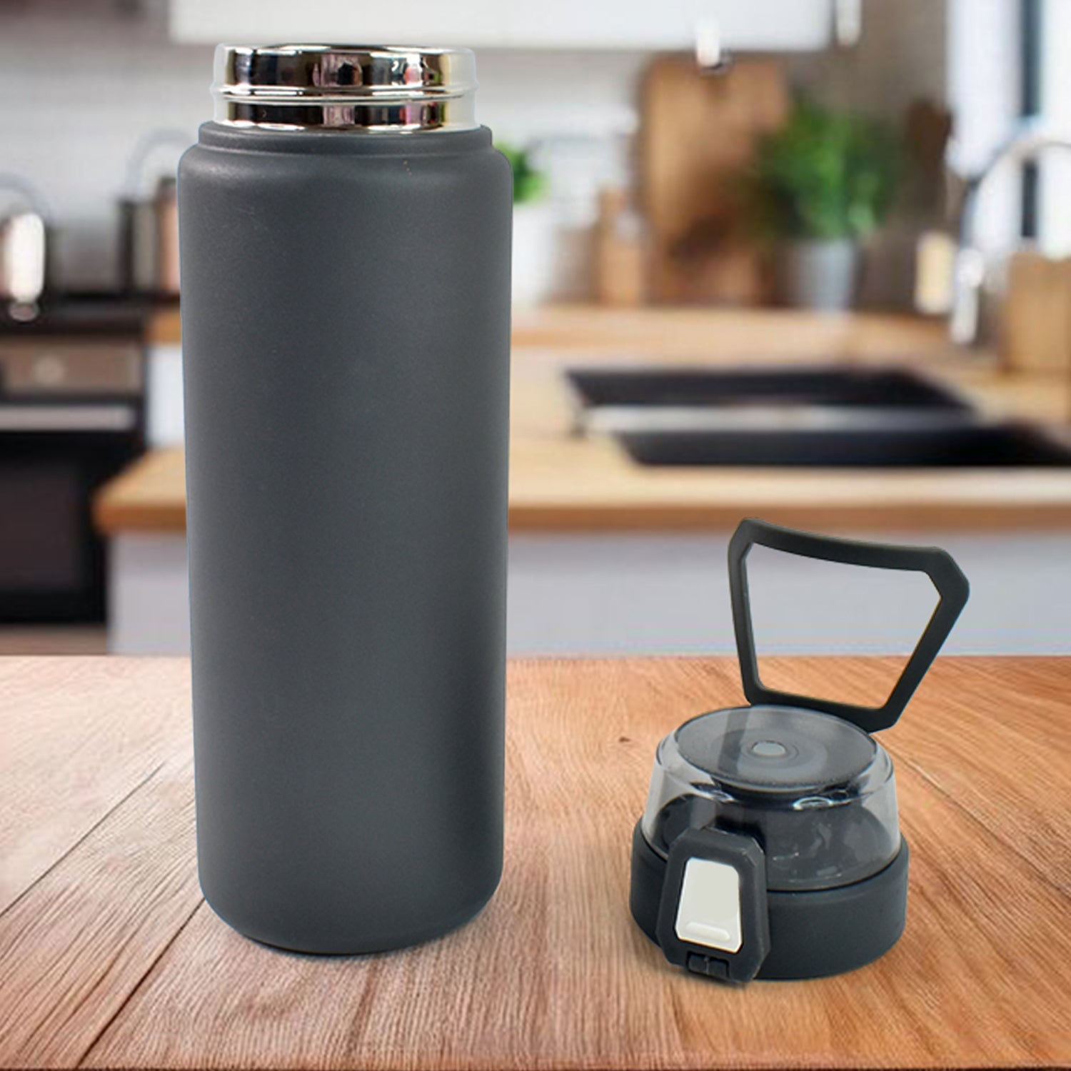 Stainless Steel Double Walled Vacuum Insulated Water Bottle (Mix Design 1 Pc)