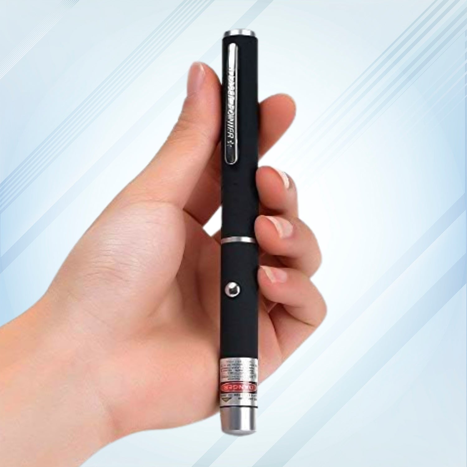 High-Power Laser Pointer Pen with 2 AA Batteries (1 Set)
