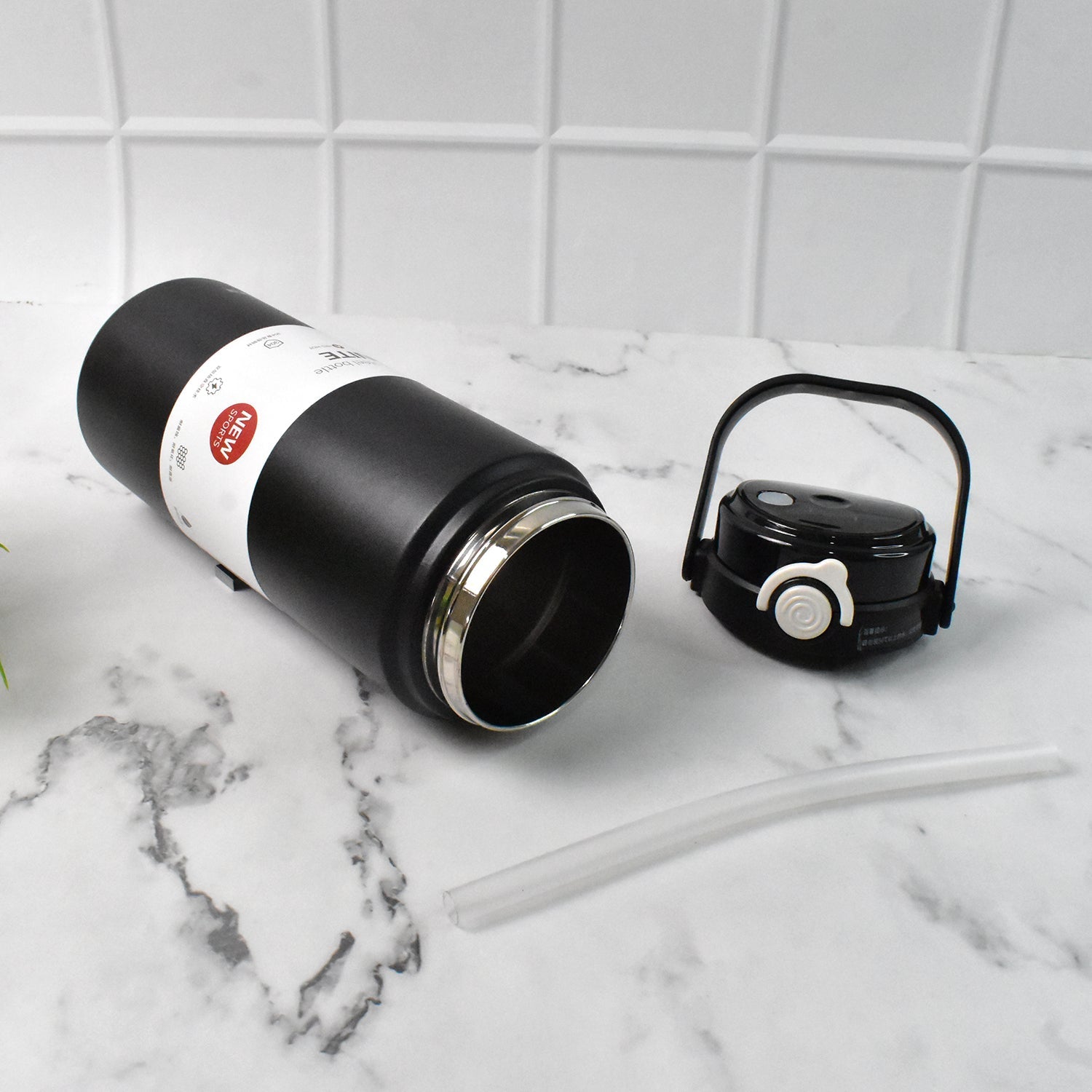 Stainless Steel Insulated Vacuum Bottle (1200ml / Mix Color)