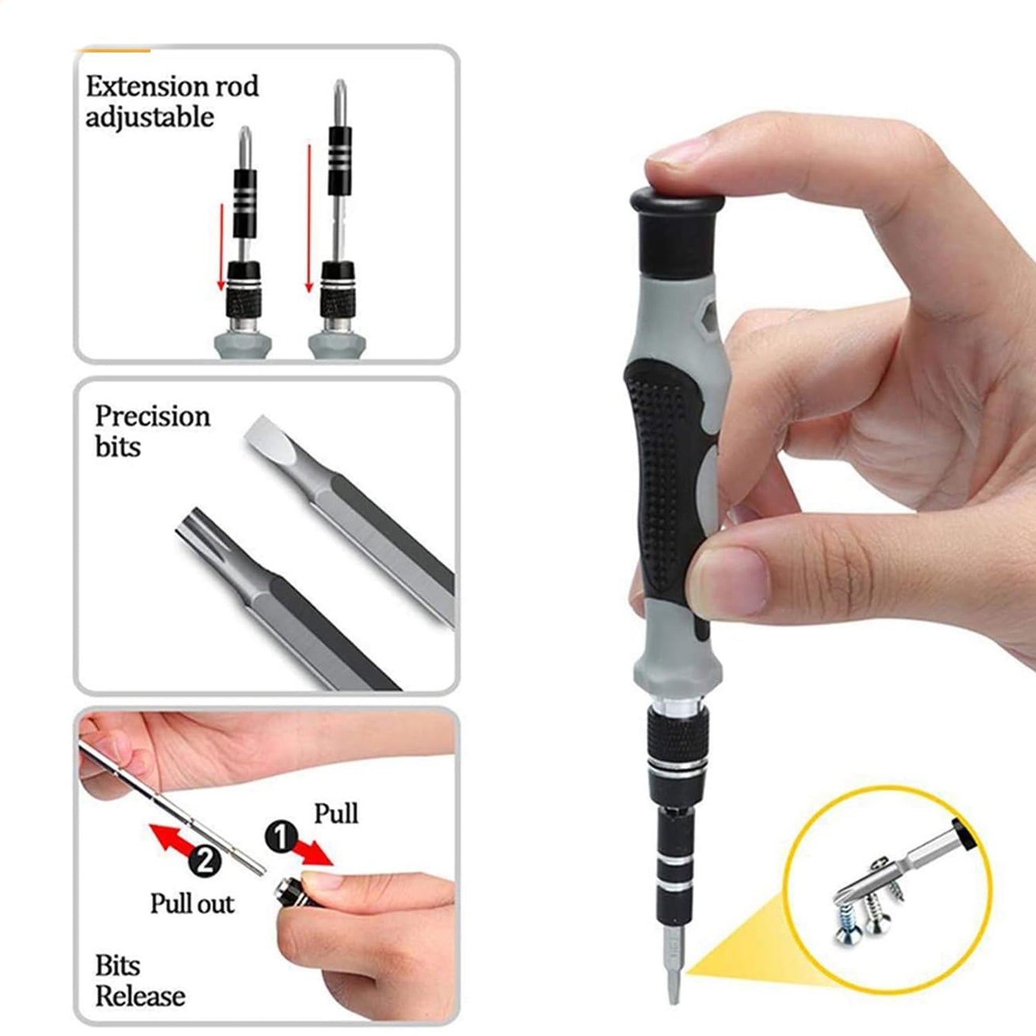 Precision Screwdriver Set (115-in-1 / B Grade)