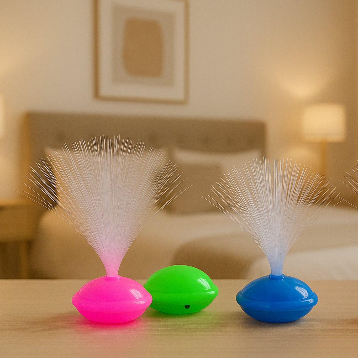 Fiber Optic LED Night Lamps Set (12 Pc)