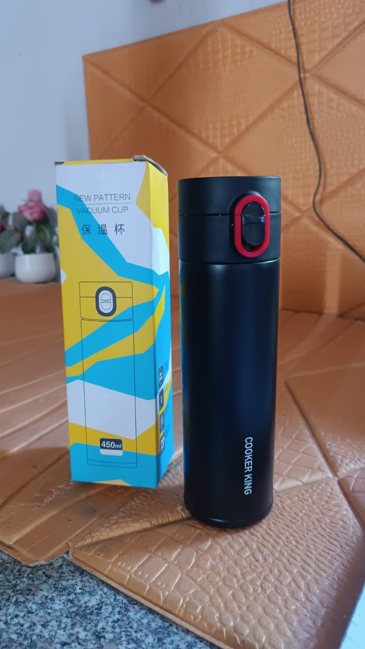 Double Walled Vacuum Insulated Water Bottle | (450 ml Approx)