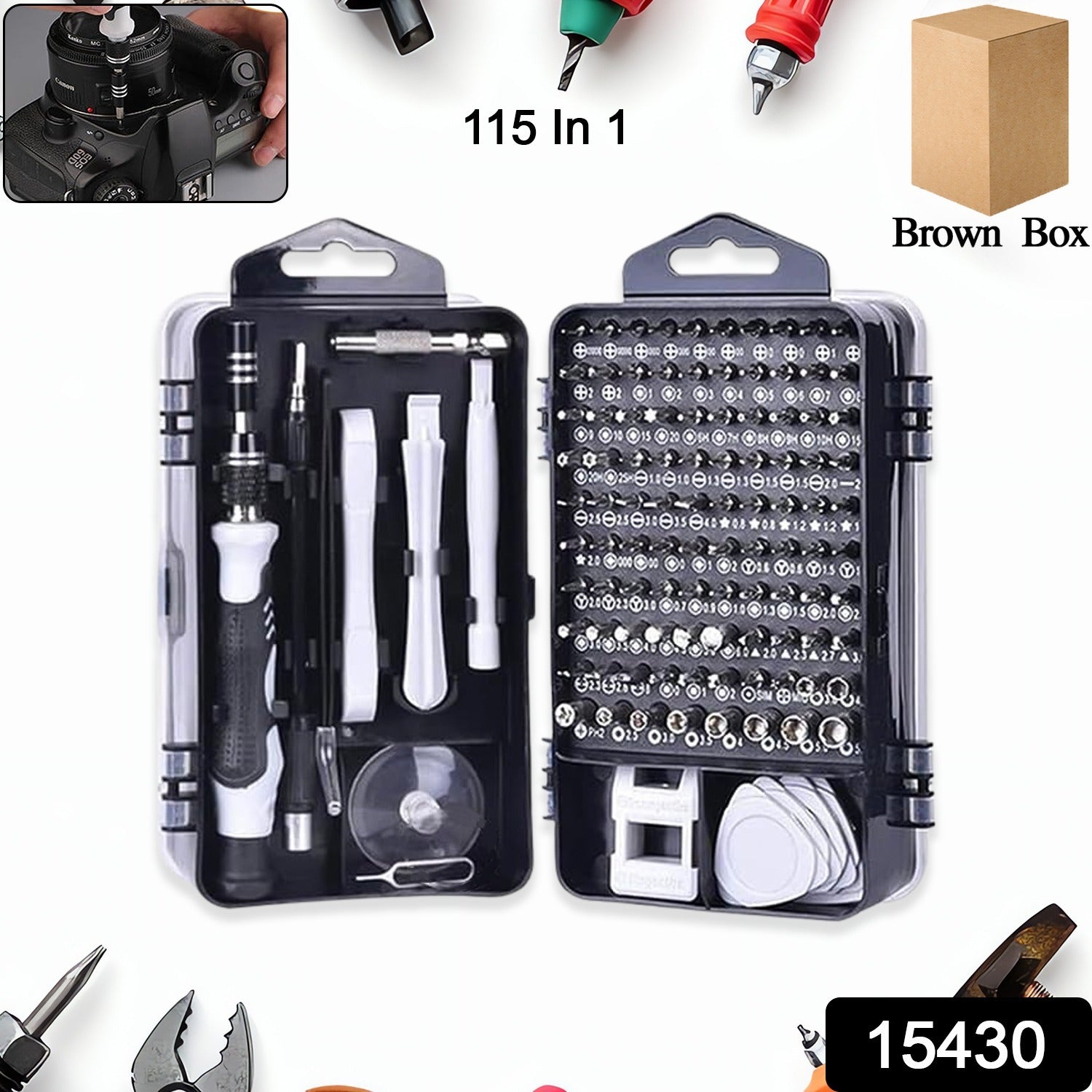 Precision Screwdriver Set (115-in-1 / B Grade)