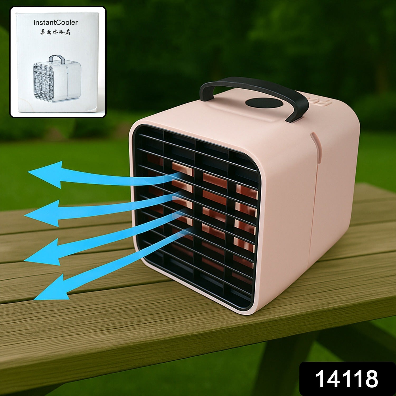 Portable Mini Air Cooler Fan with Water Cooling Function (1 Pc)
